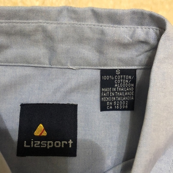 Liz sport shirt sleeve button up shirt size S - Picture 5 of 8